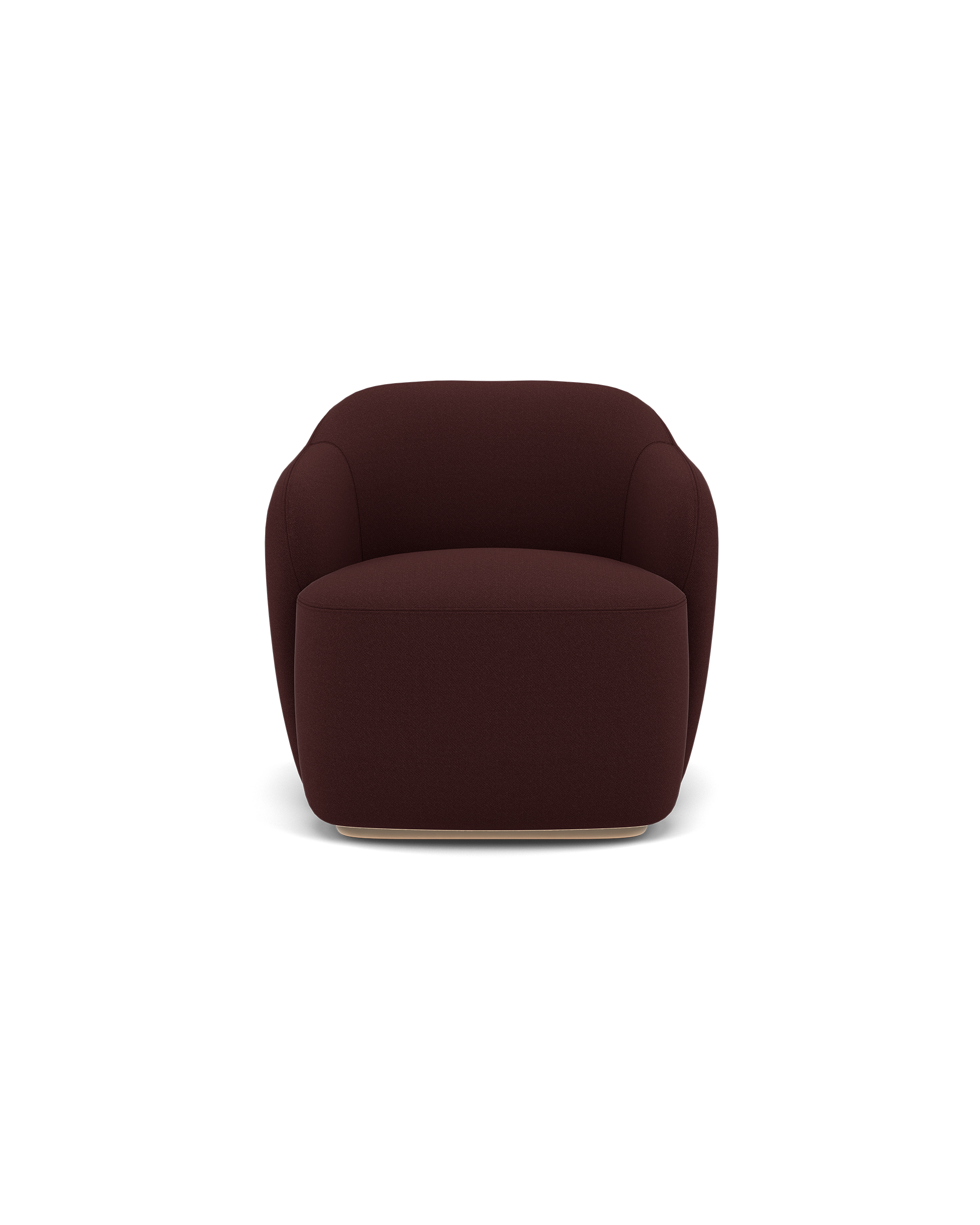 Barba Club Chair Swivel Base by Fogia